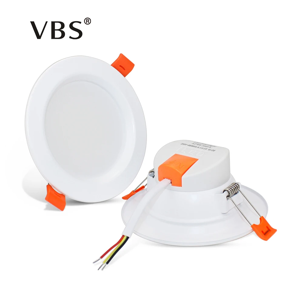 

220V LED Spot Lighting Downlight Round Led Ceiling Panel Light 3W 5W Changeable 9W 12W 20W Warm white Cold white Indoor Light