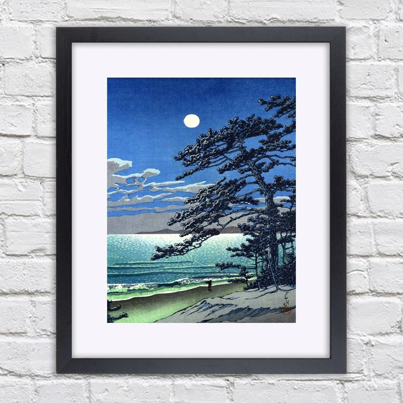 Vintage Japanese Landscape Canvas Poster Home Decor