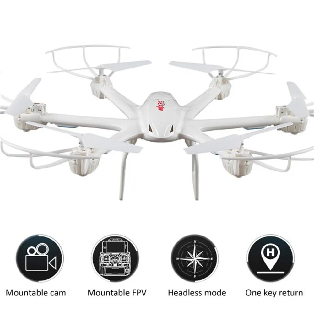

MJX X600 Drone Dron 2.4GHz 6 Axis Gyro Headless Mode Hexacopter with 3D Roll Stumbling Function Night Flight Flying Helicopter
