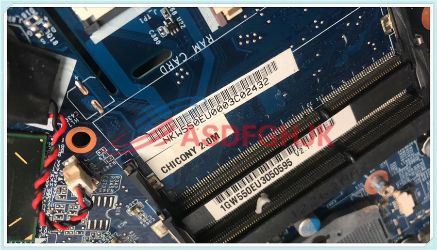 الأصلي ل Hasee ل CLEVO W540EU W550EU محمول اللوحات E114139 YA-4A1 6-71-W5400-D02 (لا USB مجلس HEATSINKE)