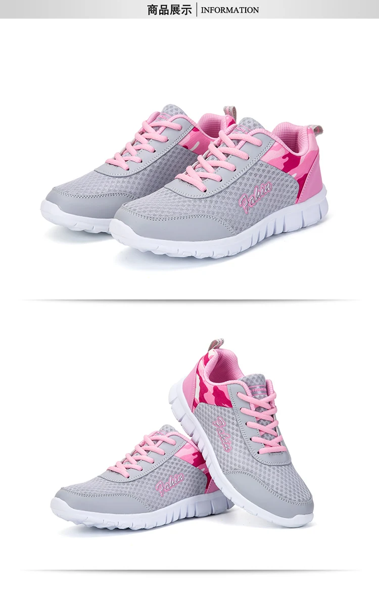 Tenis feminino новые дышащие теннисные туфли для Для женщин комфорт воздуха сетки кроссовки прогулочные кроссовки большой размер 35–42