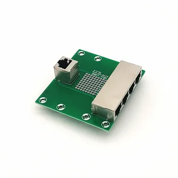 

RJ45 8P8C Jack 1way transfer 4 way Breakout Board, Terminal Block, Connector.