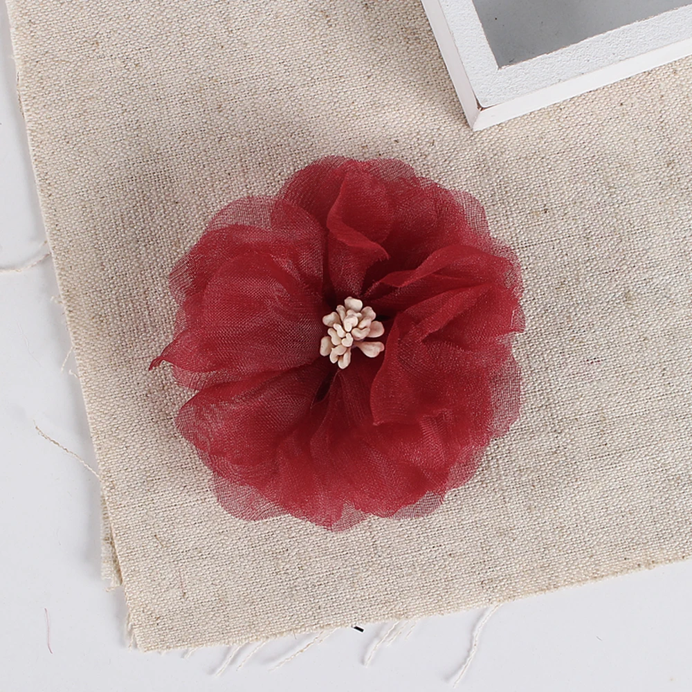 Lucia crafts, несколько цветов, опция около 55 мм, искусственная ткань, цветок, Свадебная вечеринка, для украшения своими руками, 5 шт./6 шт., B0209