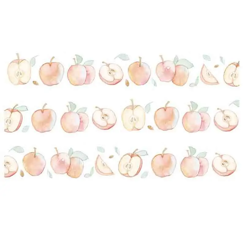 

1 Pcs Sweet Fruit Decorative Adhesive Tape Stationery Washi Washitape Bullet Journal Supplies 2cm*5m Stationery