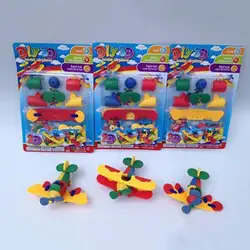 Самособранный самолет-головоломка, подарок для мальчиков девочек, игрушка Chirldren toysourp Kid'S Intelligence