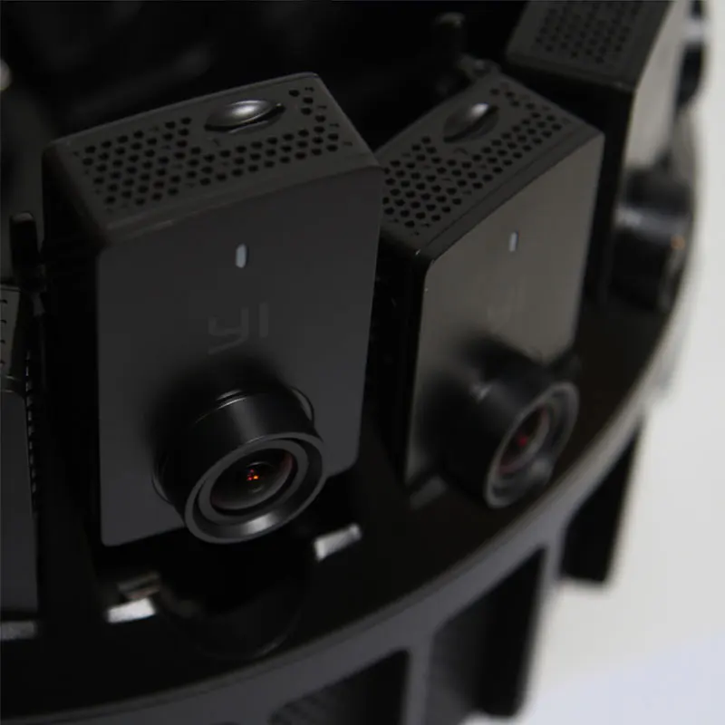 YI HALO VR Camera 3D-360 camera 5GHz Wi-Fi 2.2 Inch LCD Touch Screen 100 Minutes Battery Life Ambarella Main Processor