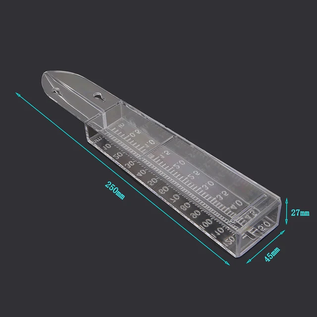 Gardening Tools Outdoor Home Garden Rainwater Measurer Pointed Plastic Rain Measure Rainwater Measurement Double Scale 120ml 5 ” 3
