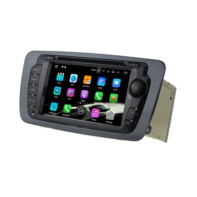 Cheap 2 Din Auto Radio Android 9.0 For Seat Ibiza 2009 2010 2011 2012 2013 CANBUS Car Multimedia Video DVD Player GPS Navigation USB 1