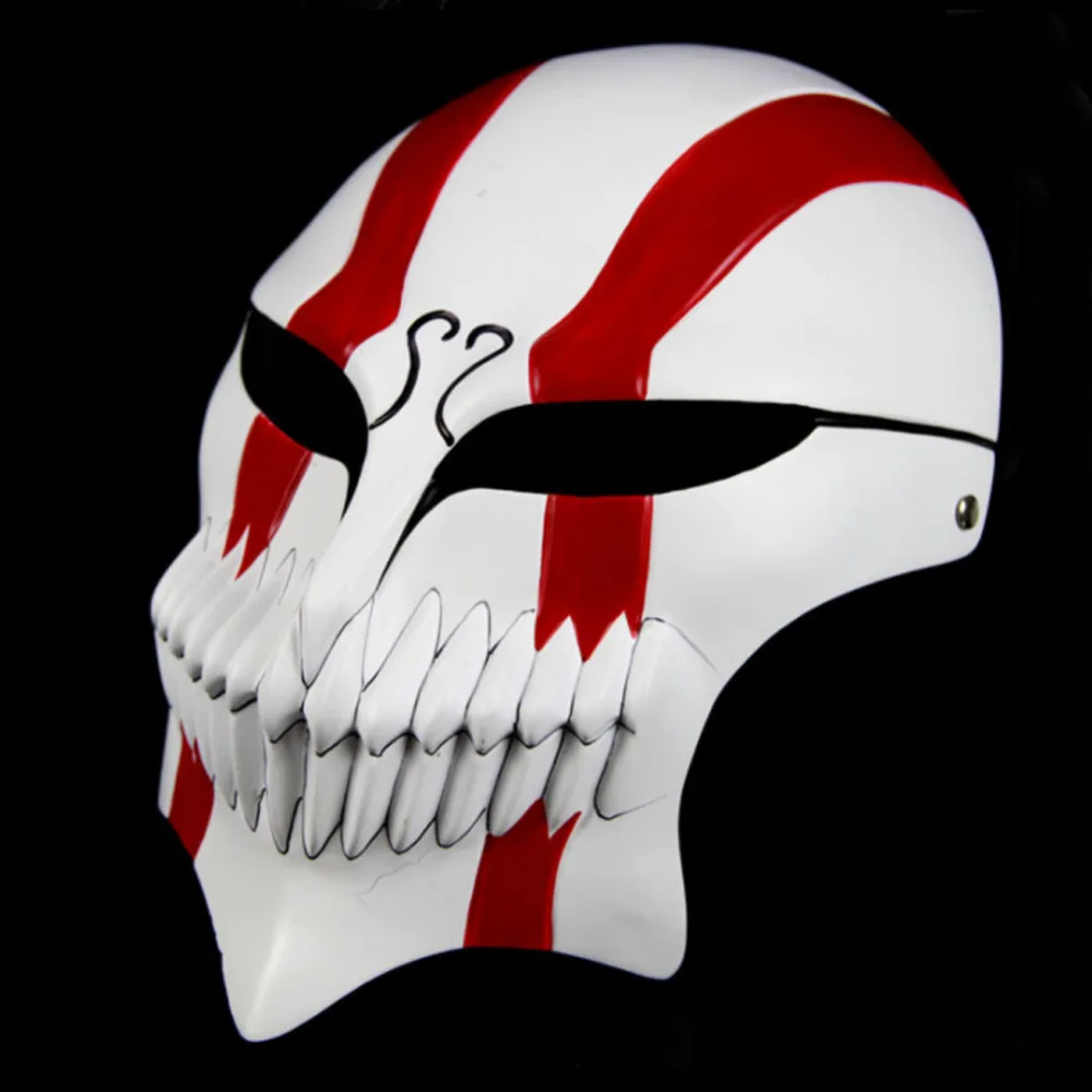 Bleach Mask Kurosaki ichigo Mask Cosplay Helmet Halloween Resin Mask Props Gifts Party High Quality Costume Accessory