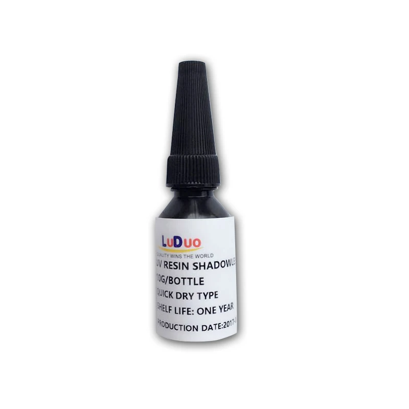 

10 ml uv glue,shadowless glue Cures with Ultraviolet Light time gem drops of Adhesive used for pictures glue