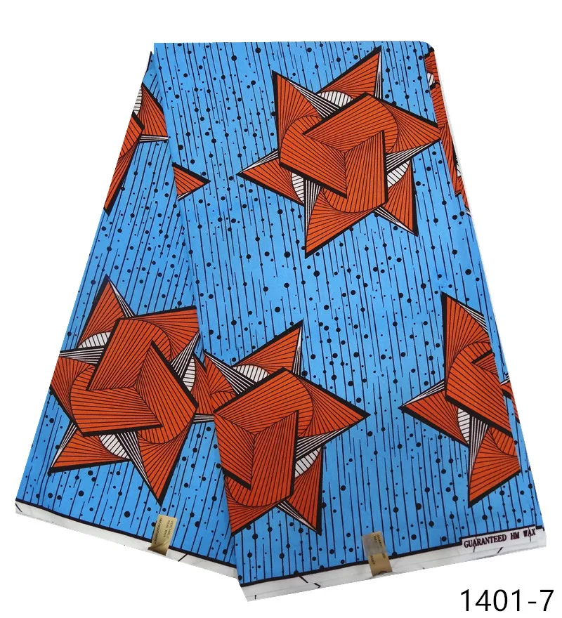 Африканская восковая ткань Java воск 100% полиэстер Анкара для платья