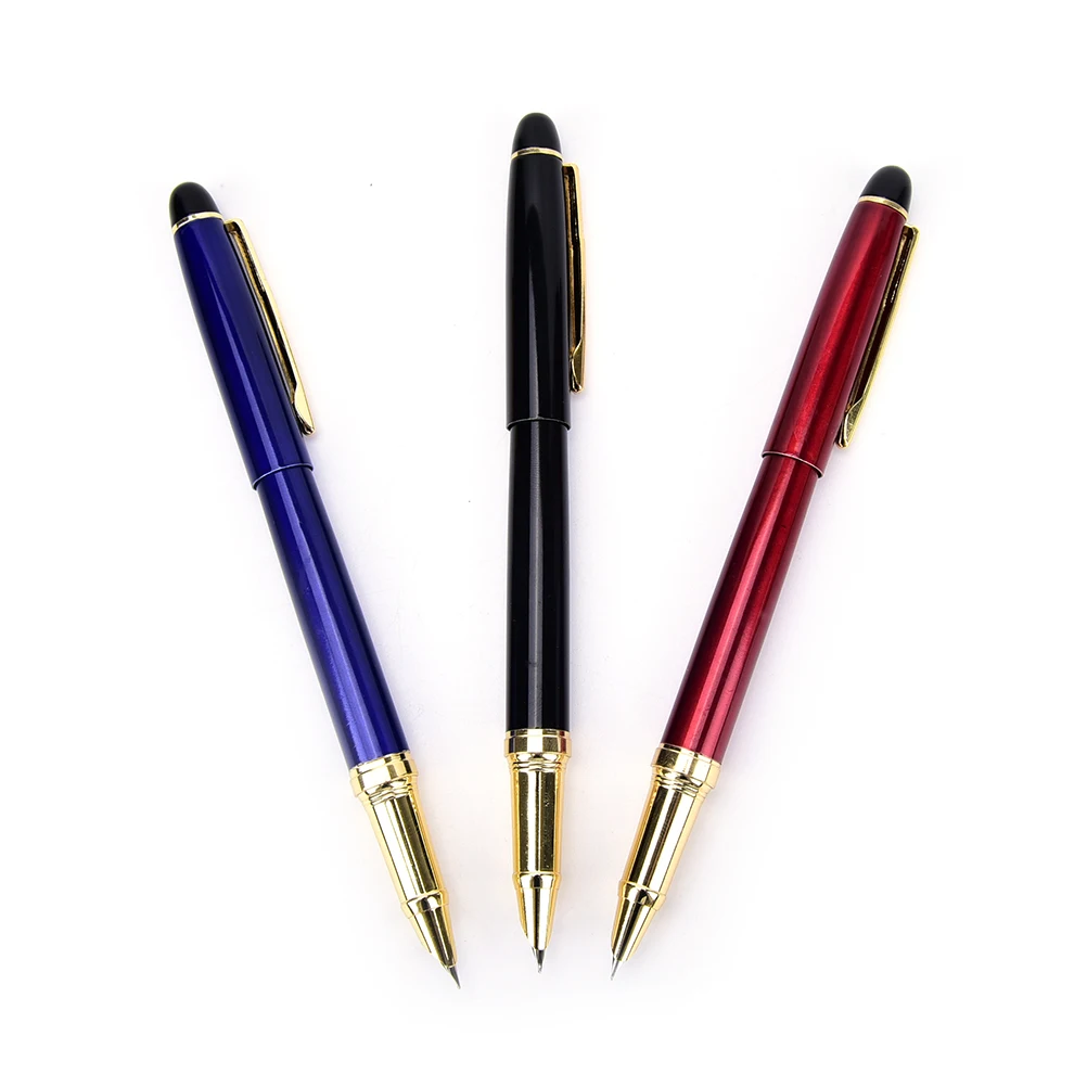 1Pc Full Metal Luxury Pens Fountain Pen Office School Stationery