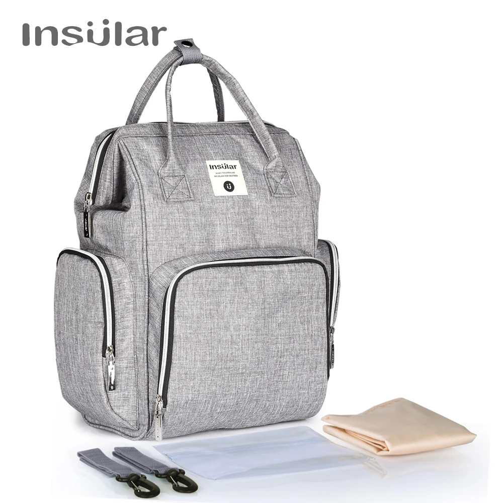 Insular Baby Diaper Backpack Maternity Mommy Changing Bag Baby Stroller Organizer Diaper Backpack insular maternity bag fashion baby nappy changing bag mommy diaper stroller backpack baby organizer bag