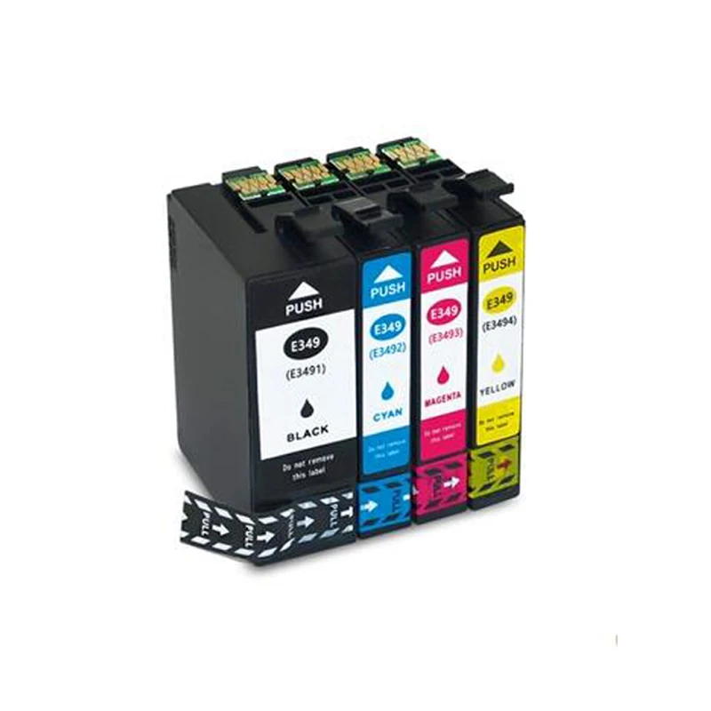 Чернильные картриджи vilaxh T349 совместимы с Epson T349XL T3491 T3492 T3493 T3494|Чернильные