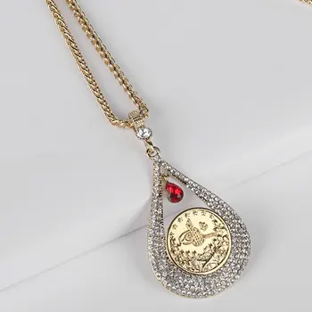 

turkey Arab Coin islam Allah muslim pendant necklace accept drop shipping