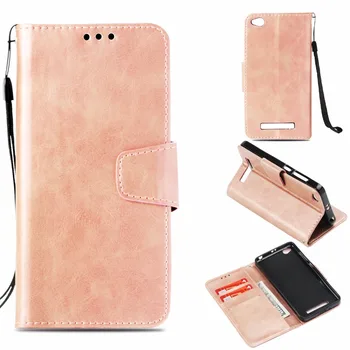 

100pcs Wallet Leather PU Case Pouc For Xiaomi Redmi 6A 6 Pro 4A 4X Case Redmi 5A Phone Case for Xiaomi Redmi note 5A 4X Cases