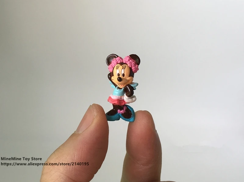 

ZXZ Mickey Mouse Minnie 2.8cm Action Figure Posture Anime Decoration Collection Figurine Toy model for children boy gift
