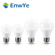 EnwYe LED 3W 6W 9W 12W 15W 18W 220V E27 LED Bulb Lamp Smart IC Real Power Cold White/Warm White Lamp