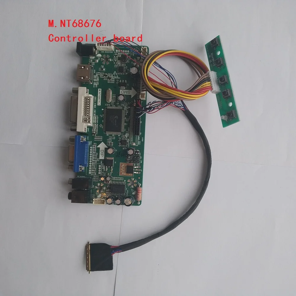 

Controller board for B173RW01 V5 display Audio DIY 1600X900 Panel 17.3" Screen VGA HDMI LED kit DVI LCD M.NT68676 monitor LVDS