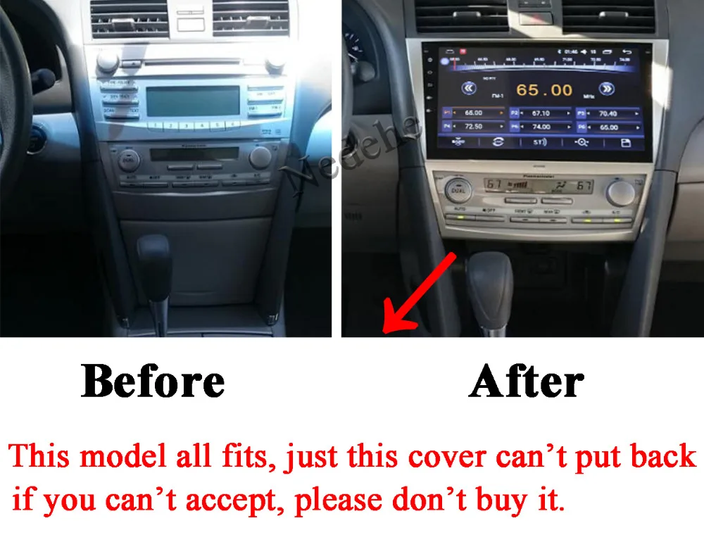 Top 10.1 INCH 1024*600 Android 8.1 CAR DVD GPS FOR TOYOTA CAMRY 2007 2008 2009 2010 2011 NAVIGATION RADIO STEREO HEAD UNIT BLUETOOTH 2