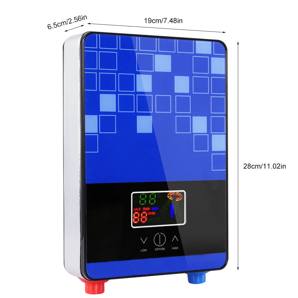 6500W Tankless Instant Electric Water Heater for Kitchen quick Heating