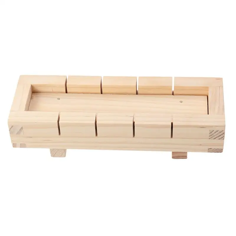 Деревянные прямоугольные формы для суши, пресс-формы, Набор для изготовления суши, сделай сам, рисовые роликовые формы для суши кухня, инструменты для изготовления