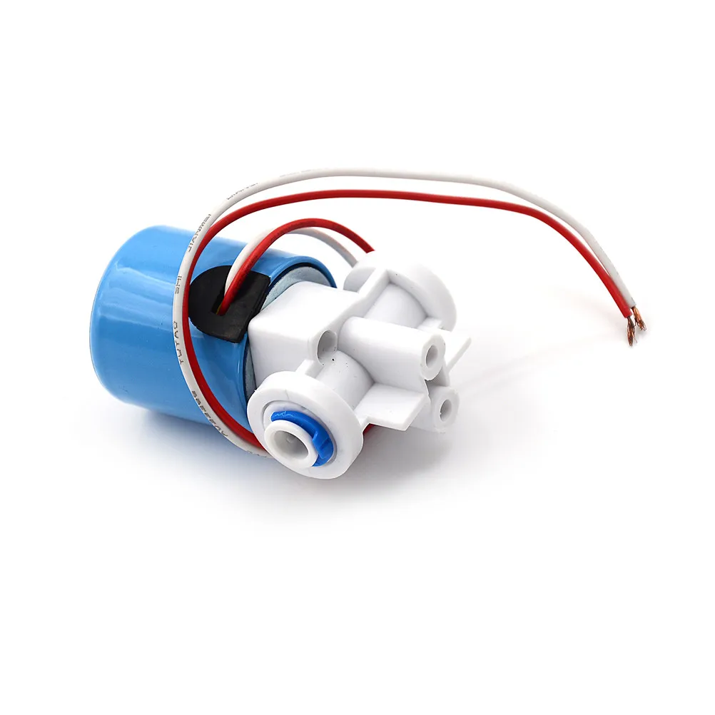 

2-Way Valve 0-120PSI 12VDC G1/4" Solenoid Valve Plastic Valve Normally Closed