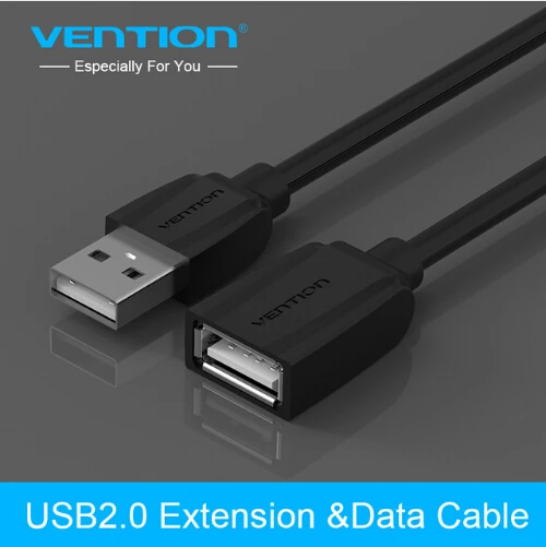 Vention USB2.0 кабель-удлинитель USB 2,0 кабель для мужчин и женщин USB синхронизация данных USB удлинитель зарядного устройства кабель для ПК ноутбука U диск мышь