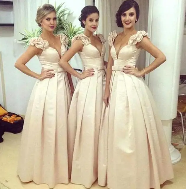puffy bridesmaid dresses