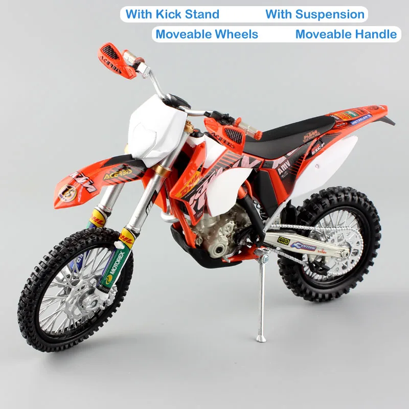 Koop 1 12 schaal Automaxx mini KTM 350 EXC F AMV DHL Motorcycle Diecast Model Motocross enduro motor dirt bike speelgoed voertuig auto kid s