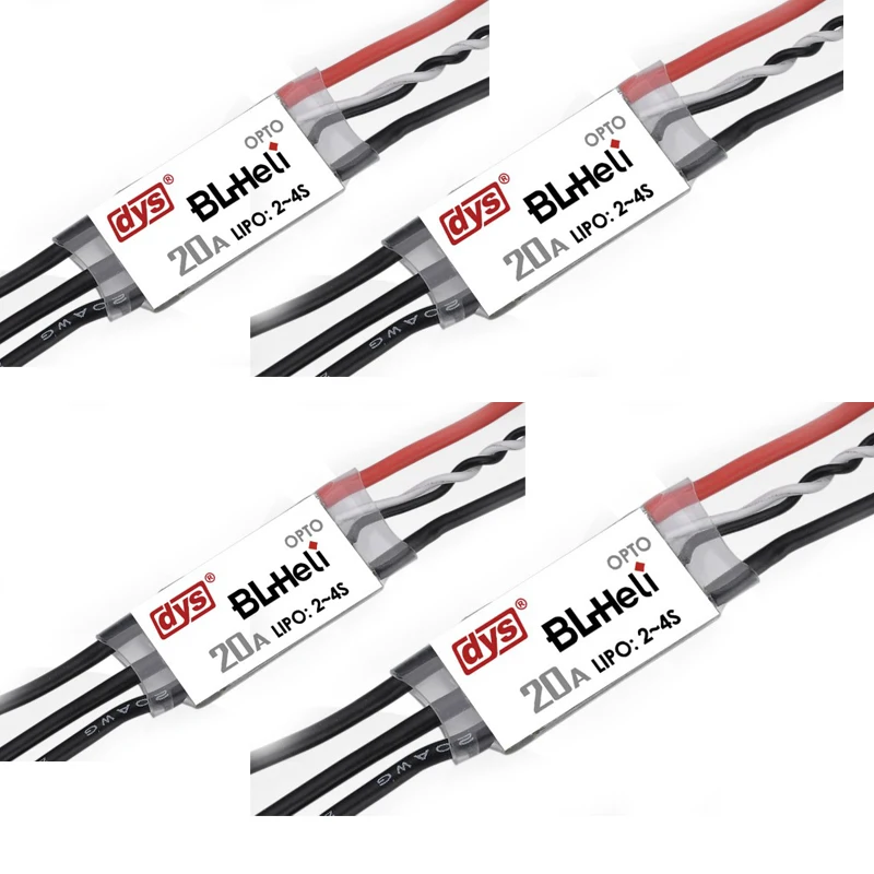 DYS BL20A BL30A BL40A BLHeli опто мини ESC для радиоуправляемого вертолета мультикоптера QAV250