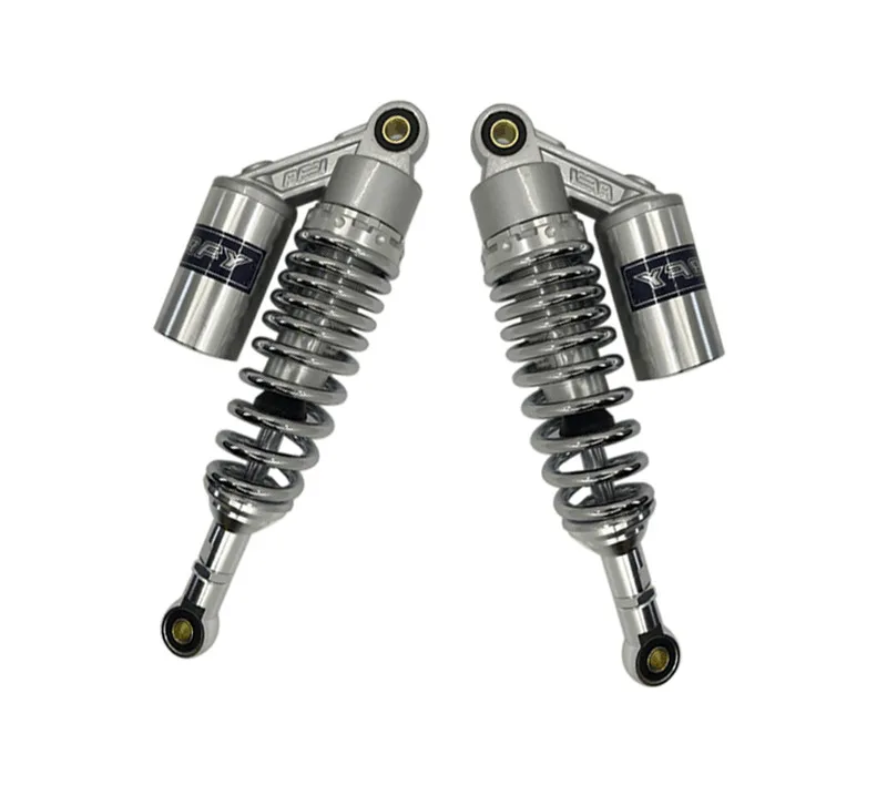 280MM/290MM/ 300MM 8MM SPRING NITROGEN MOTORCYCLE SHOCK ABSORBERS FOR YAMAHA HONDA SUZUKI KAWASAKI TRAIL DIRT BIKE ATV CHROME