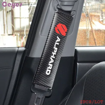 

Ceyes Car Seat Belt Cover Car-Styling Fit For Alphard Toyota 86 Harrier Vellfire Hilus Camry 2007 Lexus Auto Emblems Car Styling