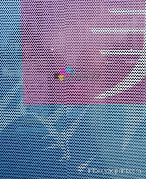 

Custom One Way Vision Sticker printing With Free shipping