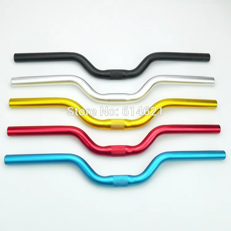 Anodized Cycling Bicycle MTB Bike Aluminum Alloy Handlebar 25.4 Bend