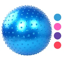 55 см спортивный мяч для йоги точка фитнес тренажерный зал баланс мяч для фитнеса Упражнения пилатес тренировки колючей массаж мяч