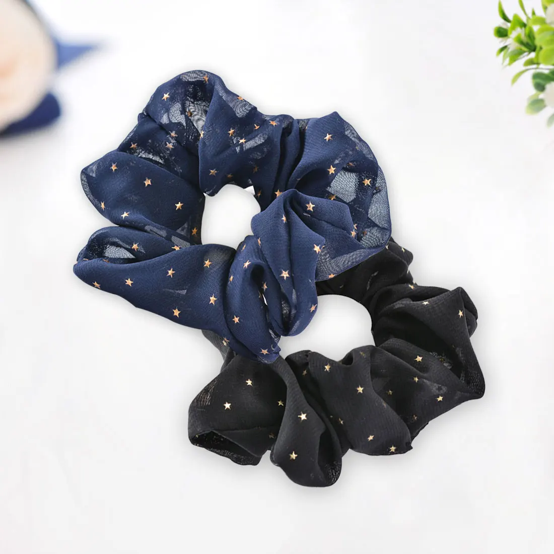 

New Star Printed women's Hair Scrunchies No Crease Hair Tie Hair Accessories Ponytail Holder Hair Rope