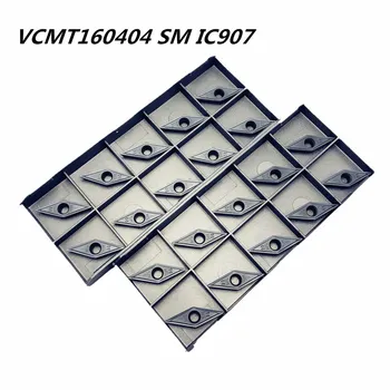 

10PCS Activity discount price VCMT160404SM IC907/IC908 high quality cylindrical carbide tool CNC lathe tool milling turning tool