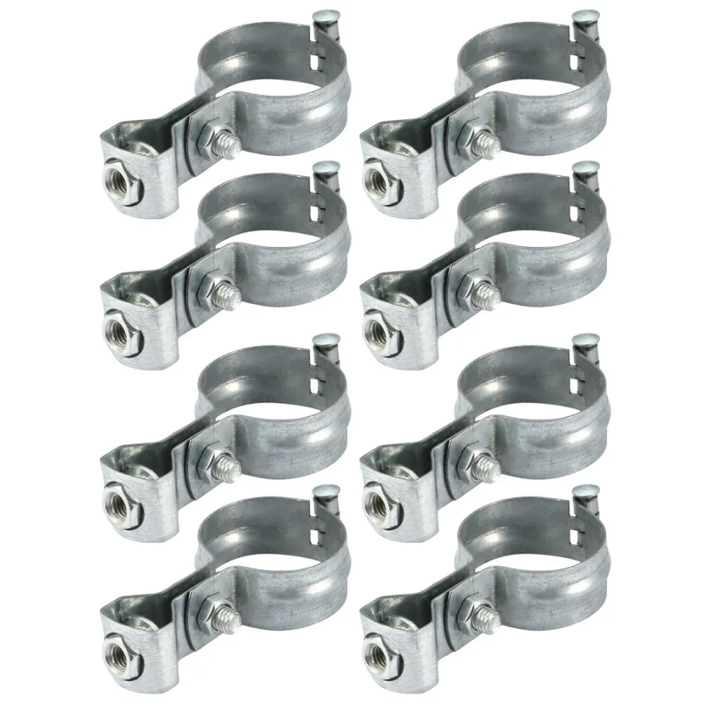 Buy UXCELL 8pcs Iron Zinc Clamps Plated Hose Clamp for