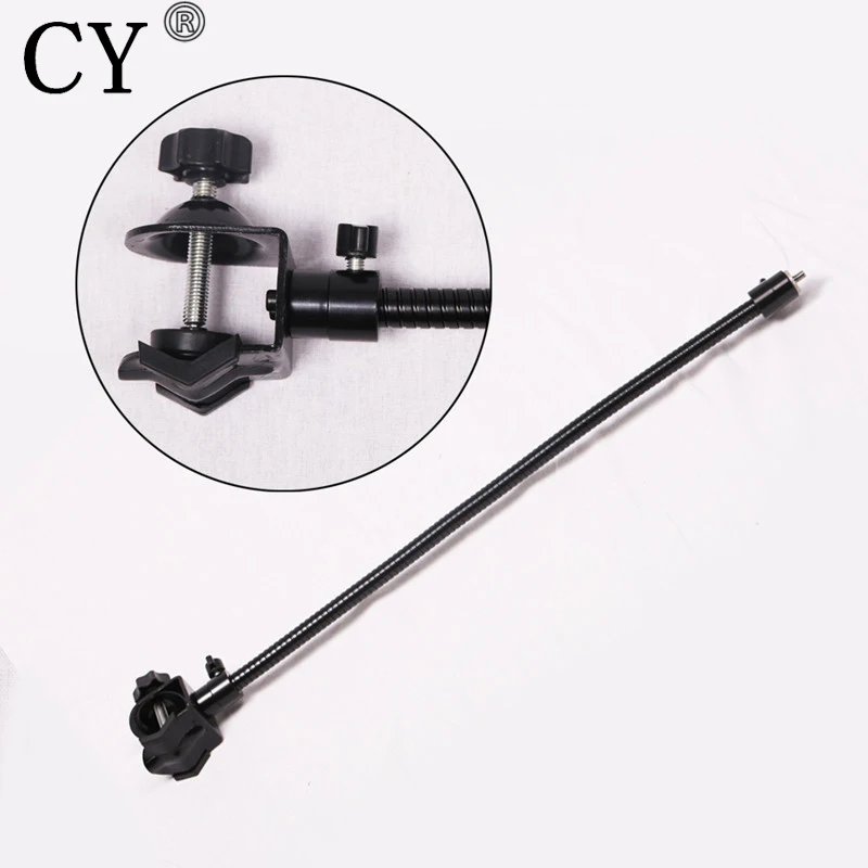 

Photography Studio Universal C Clip Tube Lighting Flash Light Stand Magic Clamp Bracket with Flex Arm Photo Studio Accessory