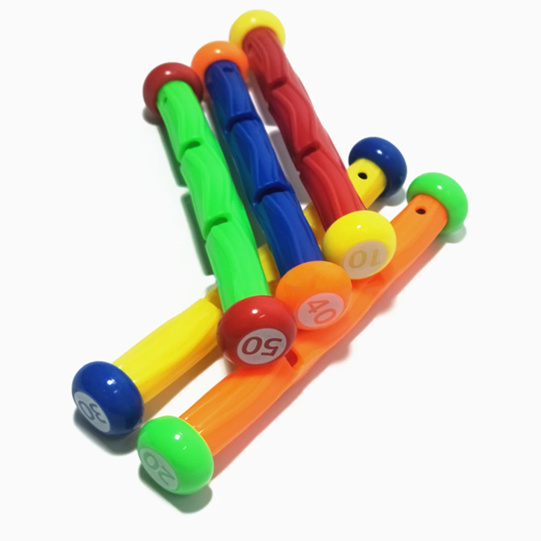 discount  5Pcs/set Funny Kids Children Underwater Sports Swimming Pool Dive Game Stick Toys Diving Stick Toys