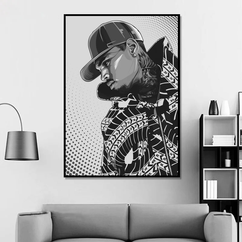 N-155 CHRIS BROWN Rapper Music Star Hot Wall Poster Art 20x30 24x36IN 