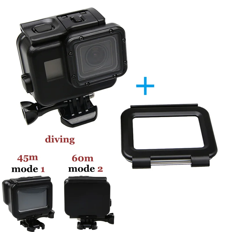 

Go Pro Accessories 60M diving watproof case For Gopro Hero 5 hero5 black camera accessories