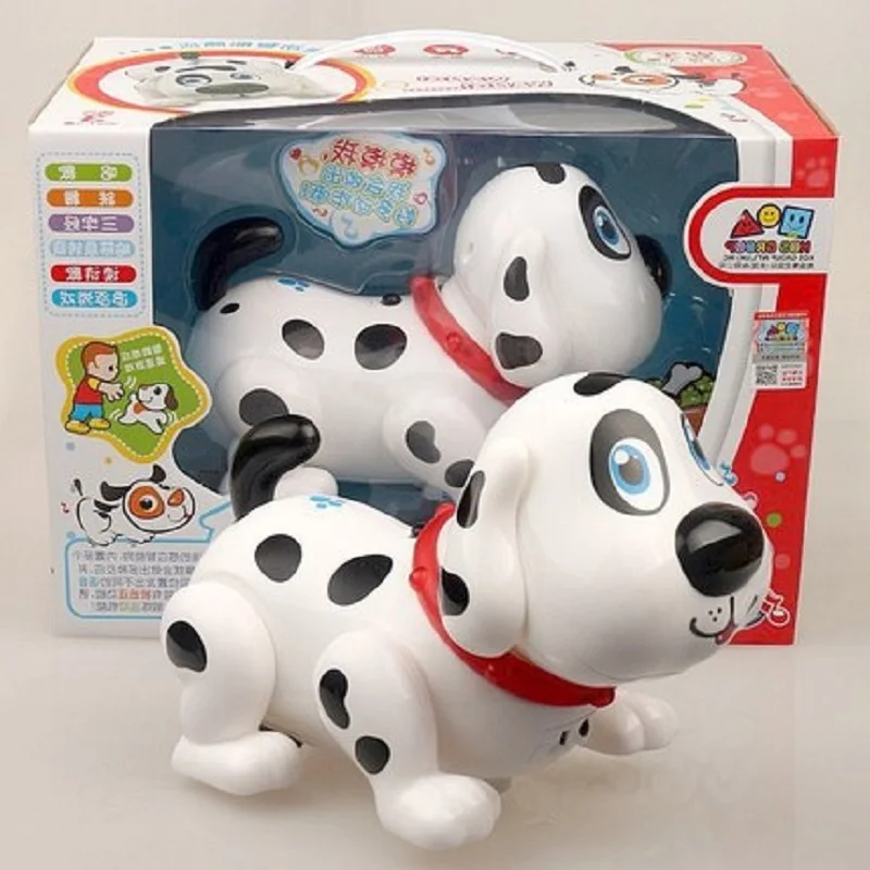 walking dalmatian dog toy