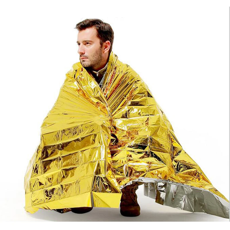 Details about   1-5x Thermal Thermo Rescue Foil Survival Space Blanket ON First Aid Emergency