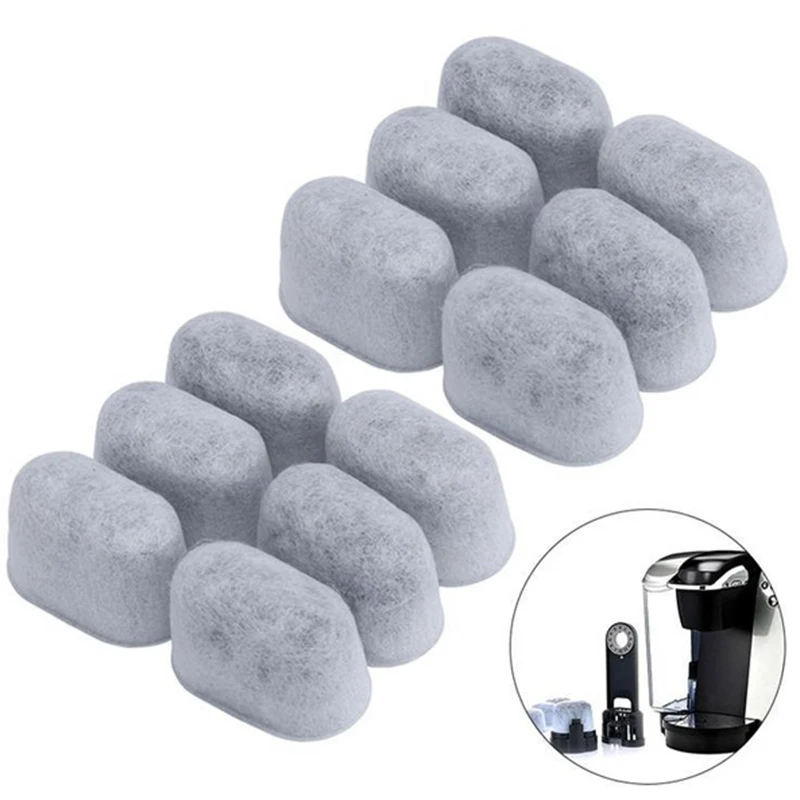 Replacement Activated Charcoal Water Filters For Cuisinart Coffee Machines 12Pcs coffee maker water filter