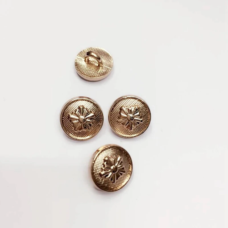 good quality shirt buttons 10mm fashion round children metal shank