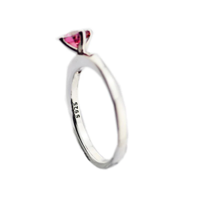 

You and Me Ring 100% 925 Sterling Silver Multi Colored CZ Original Rings for Women Girl Gift Fine Jewelry PFR151