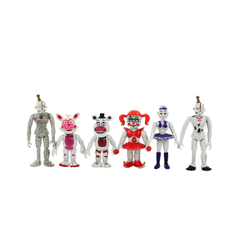 6pcs/lot Five Nights At Freddy's FNAF figure Foxy Funtime Foxy Ballora -  Supply Epic