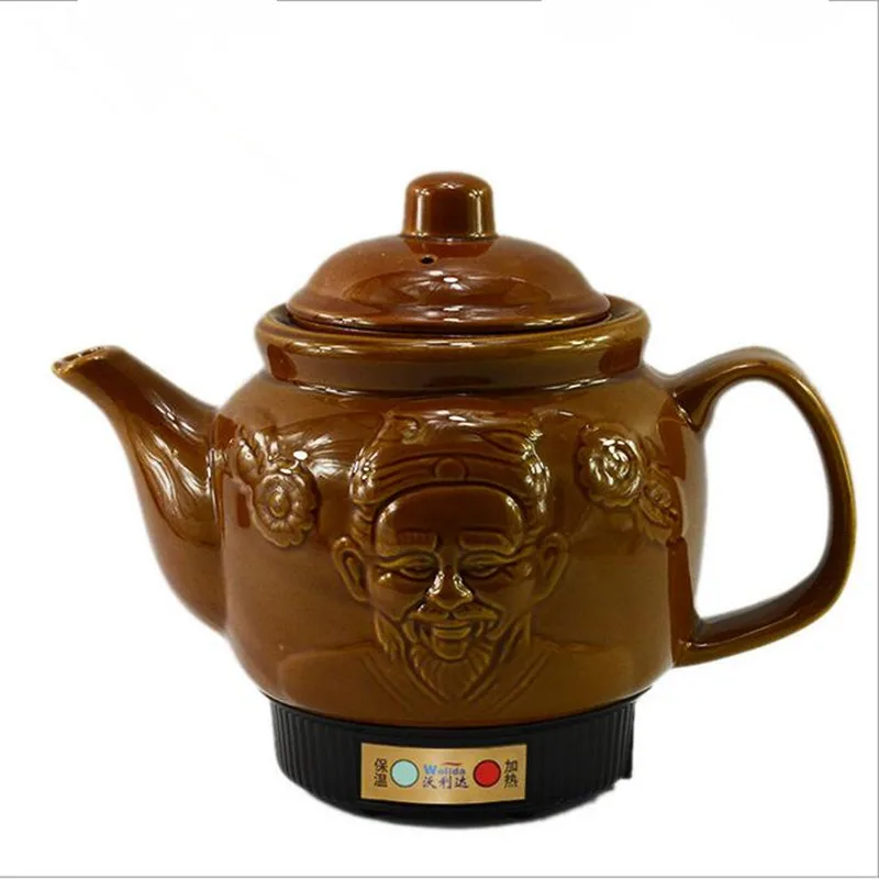 220V 3L Ceramic Automatic Electric Heating Kettle Health Preserving Pot Tea Pot Decocting Pot Traditional Chinese Medicine